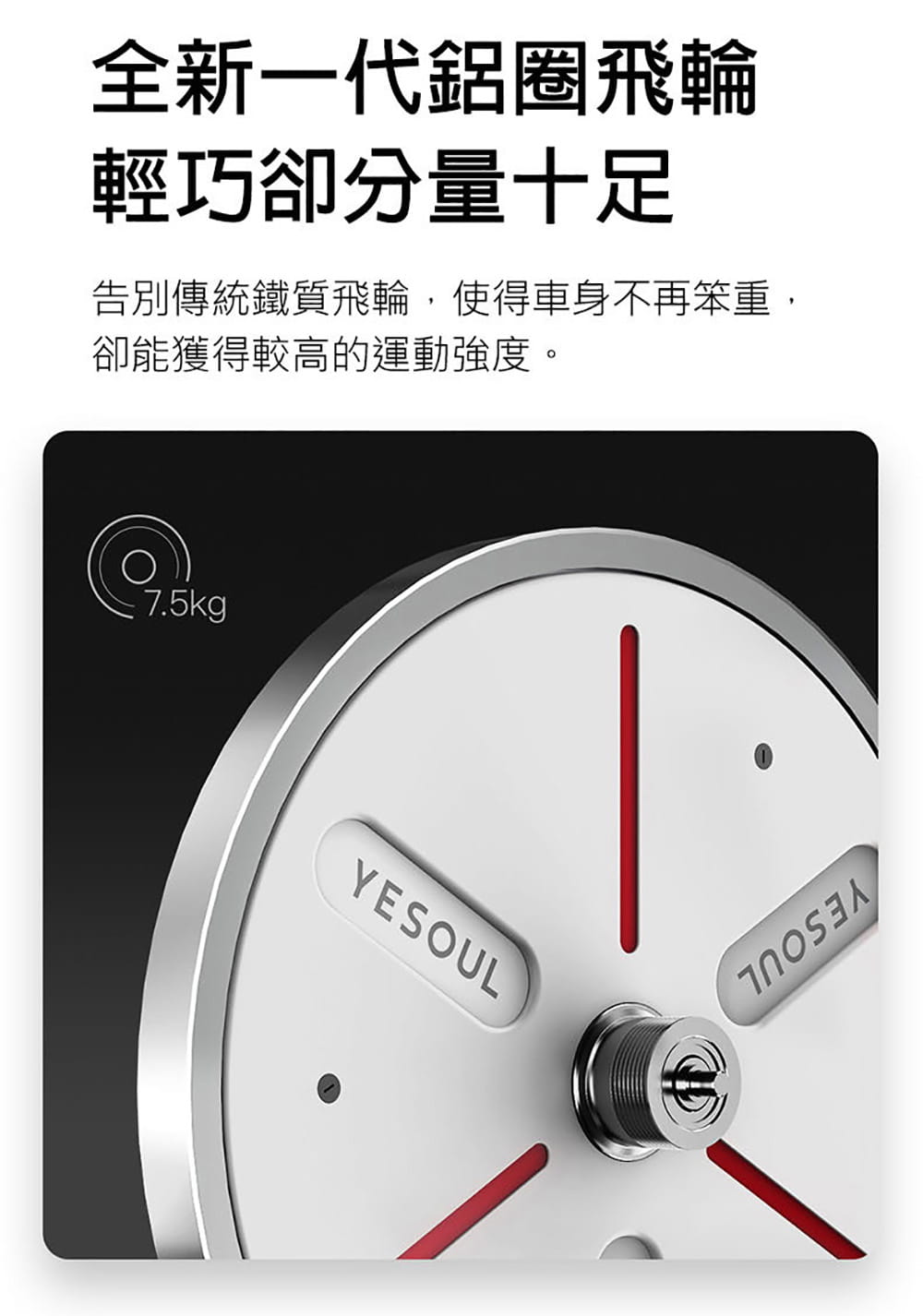 【X-BIKE】YESOUL總代理 S1 野小獸 智能磁控飛輪車【贈一個月免費課程】 7