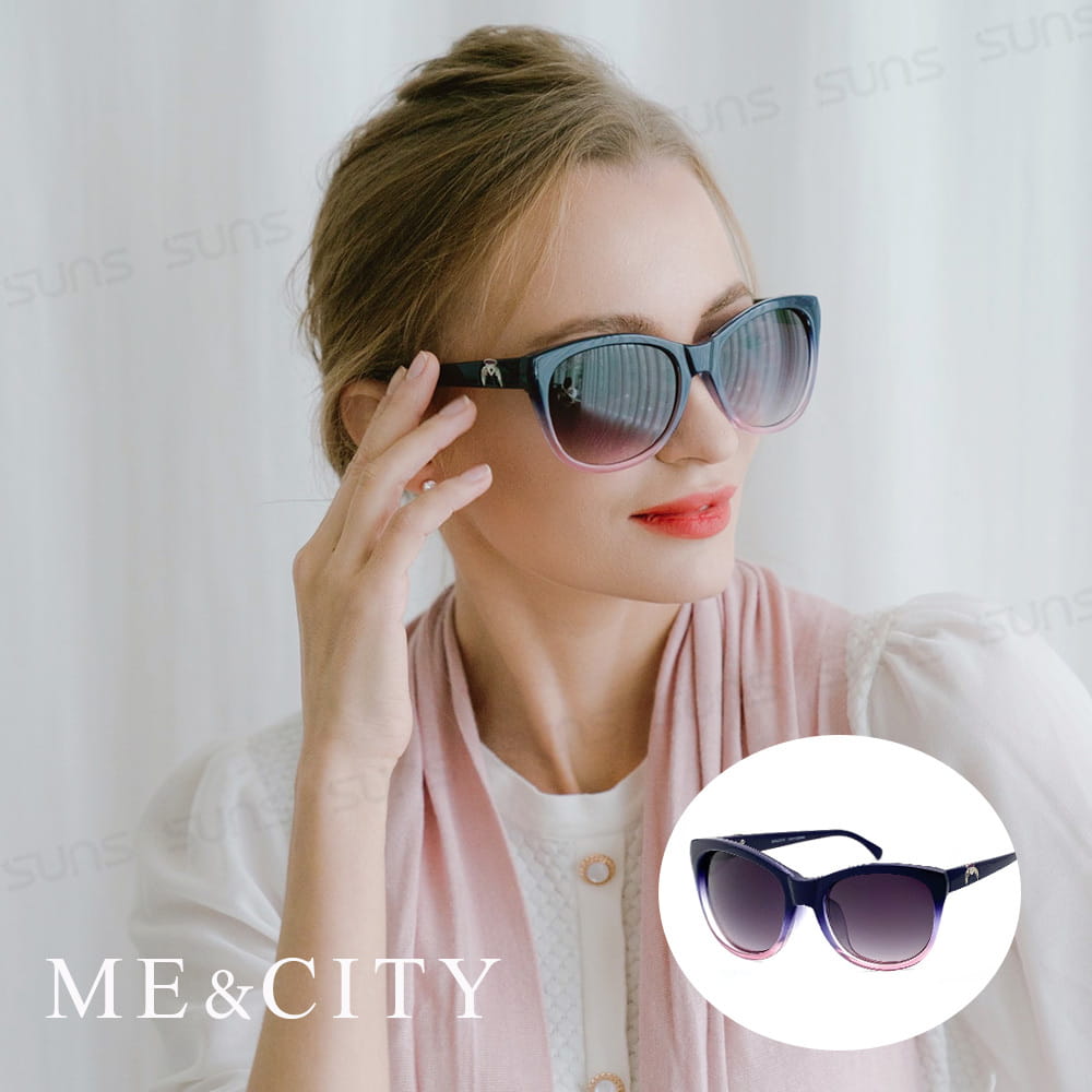 【ME&CITY】 永恆之翼時尚偏光太陽眼鏡 抗UV(ME 120031 F051) 0