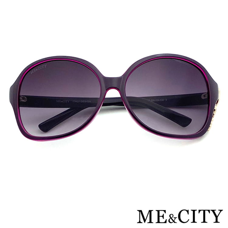 【ME&CITY】 甜美心型鎖鍊太陽眼鏡 抗UV (ME 1223 H02) 5