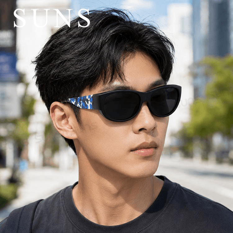 【suns】MIT偏光太陽眼鏡 迷彩藍 抗UV400 (可套鏡) 1
