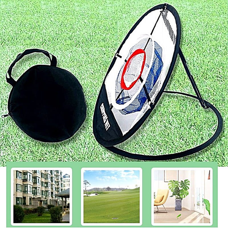Golf高爾夫小型切桿練習網+收納袋 切球網 折疊收納輕便攜帶【AE10601】 0