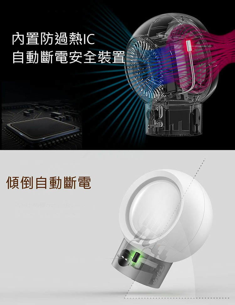 Pro Kamping領航家 陶瓷溫控電暖器 PC-HT01C (咖啡) 7
