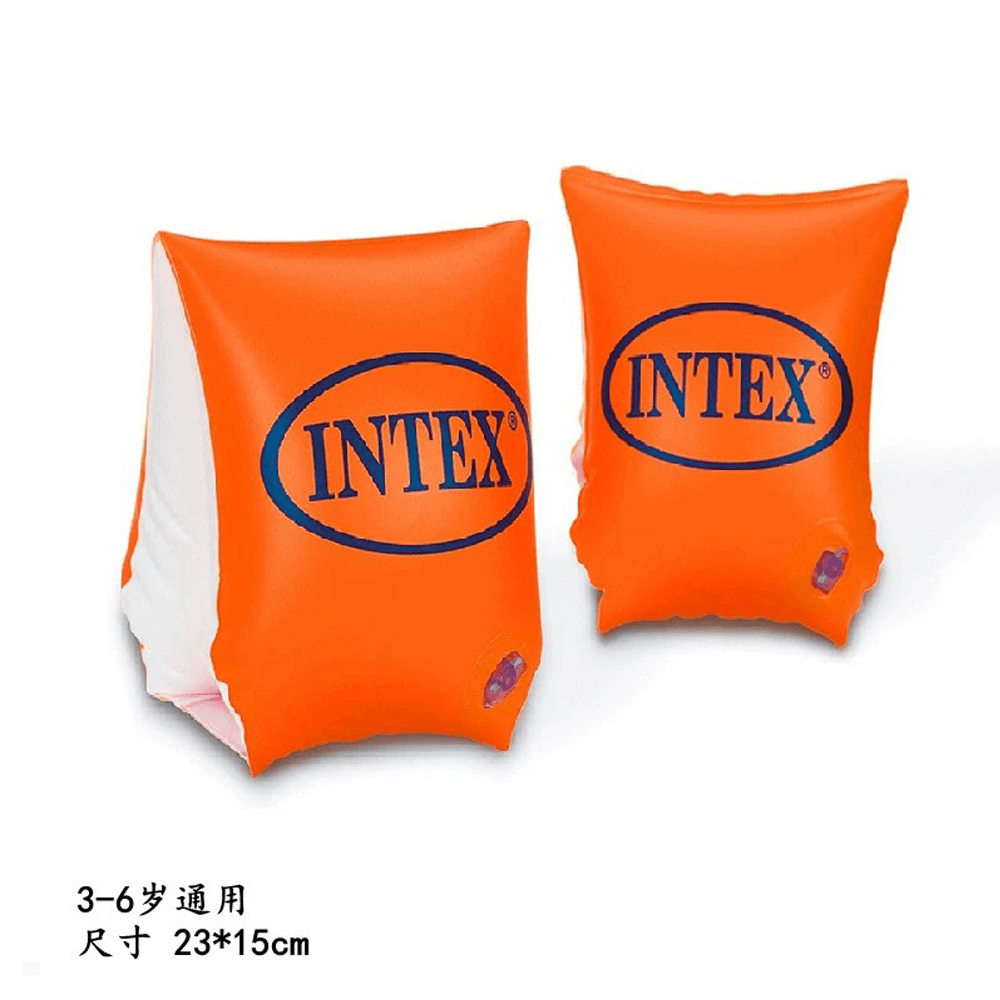 INTEX亮橙 兒童充氣手臂圈 3~6歲適用 學游泳 泳池玩水 水上玩具【SV61147】 9