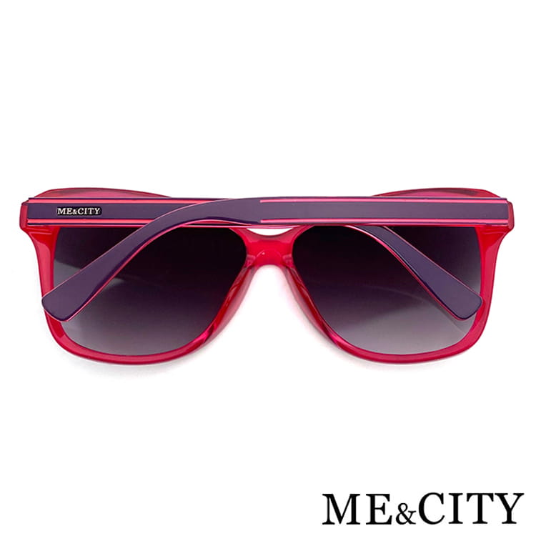 【ME&CITY】 極簡約雙色時尚太陽眼鏡 抗UV (ME 120024 H231) 13