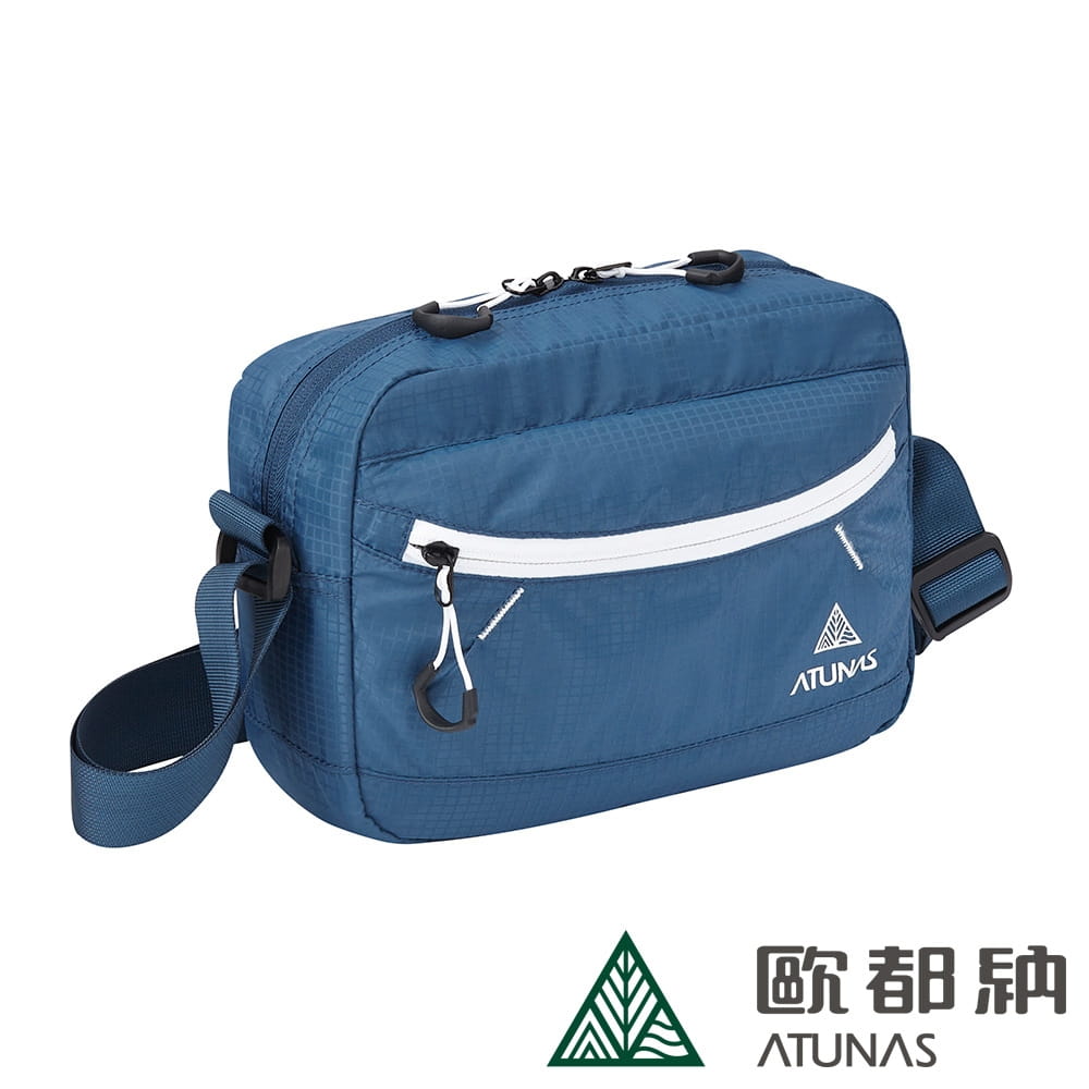 【ATUNAS 歐都納】多功能胸前包A1BPEE01隕石藍/休閒旅遊/日常搭配/斜背包 0