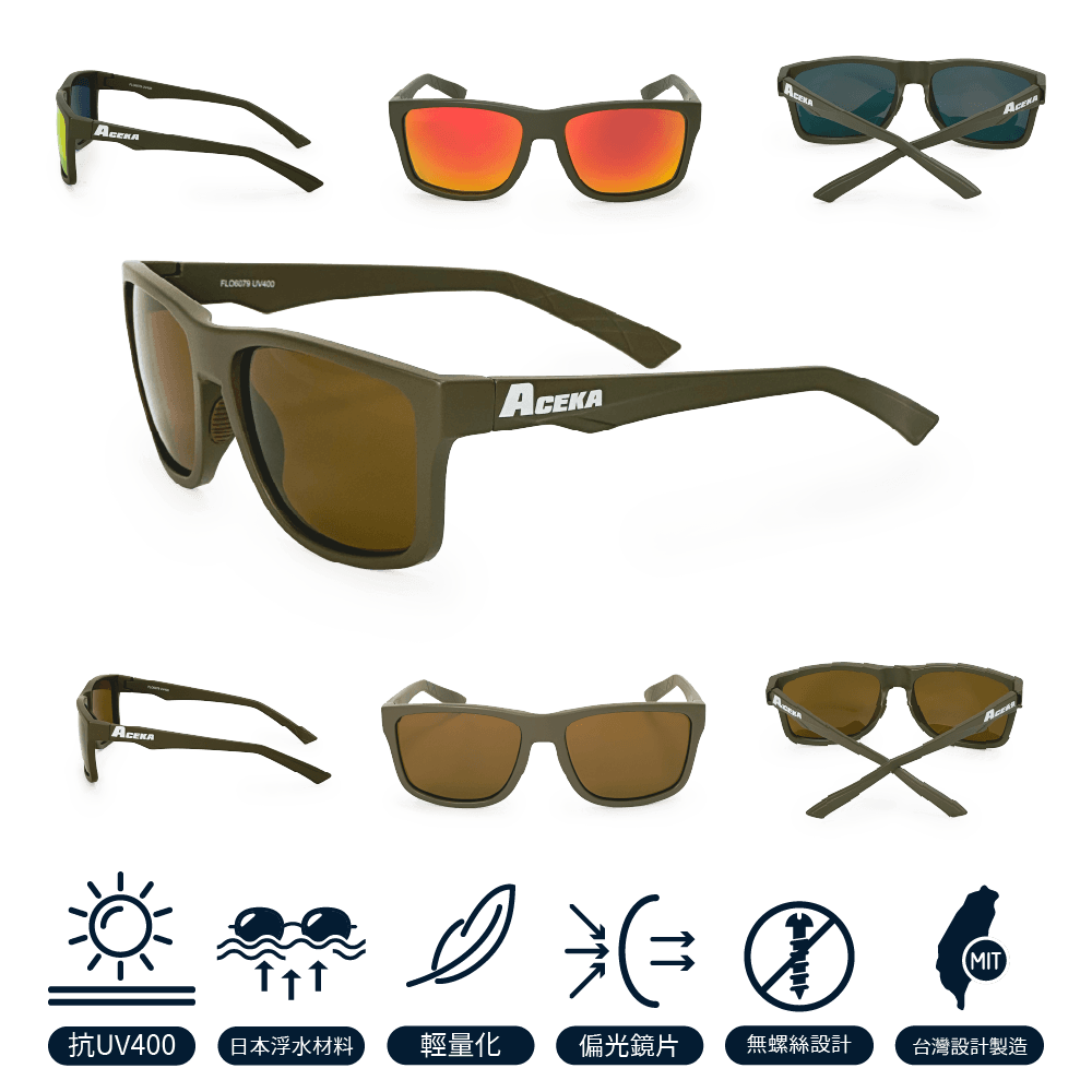 【ACEKA】T-Rex海洋系列-海澄/海曜浮水太陽眼鏡 會浮的墨鏡 日本專利浮料 寶麗來偏光鏡片 4