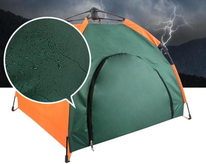 寵物速開帳篷自動型可折疊 附睡墊 防雨防曬 4