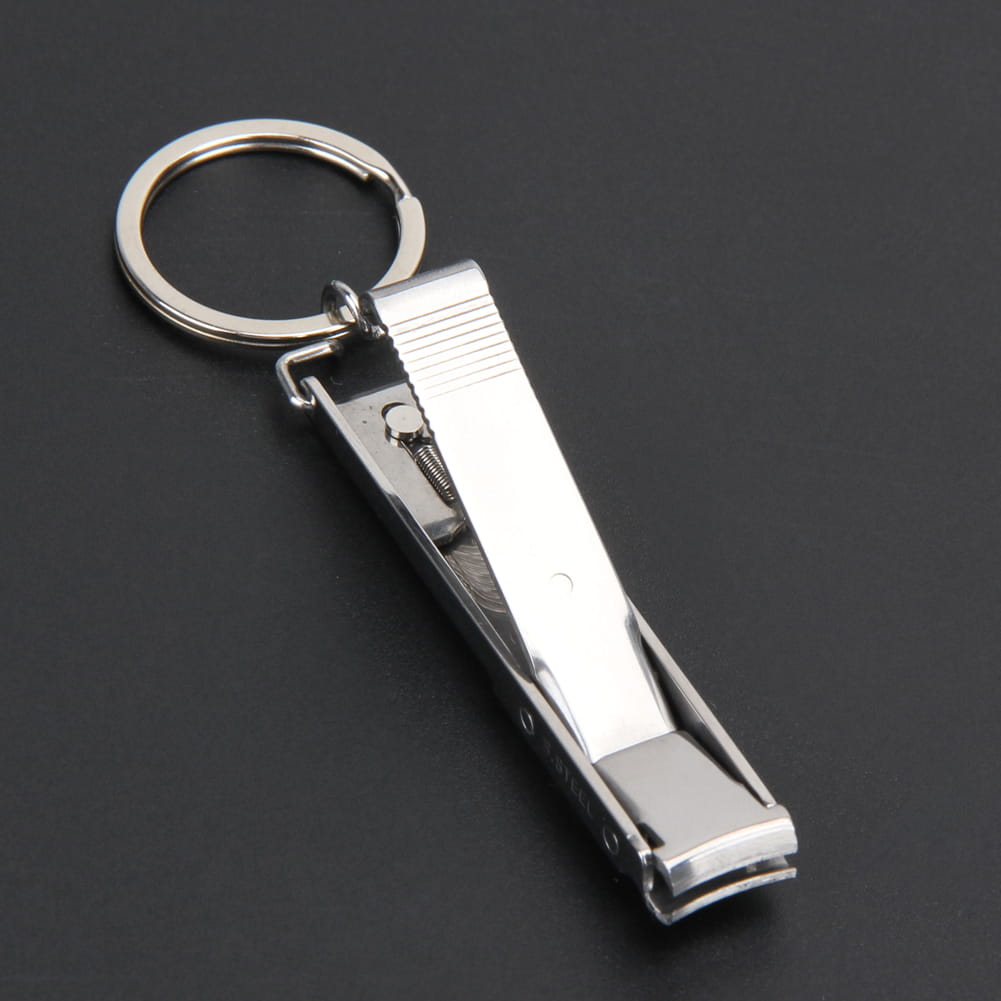【Outkeeper】戶外旅行便攜式不鏽鋼摺疊鑰匙扣指甲鉗 3