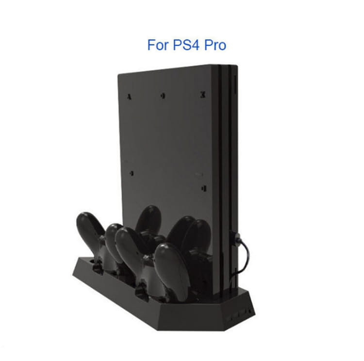 【LOTUS】PS4 PRO / PS4 SLIM / PS4 三合一多功能散熱底座 風扇+雙充 3