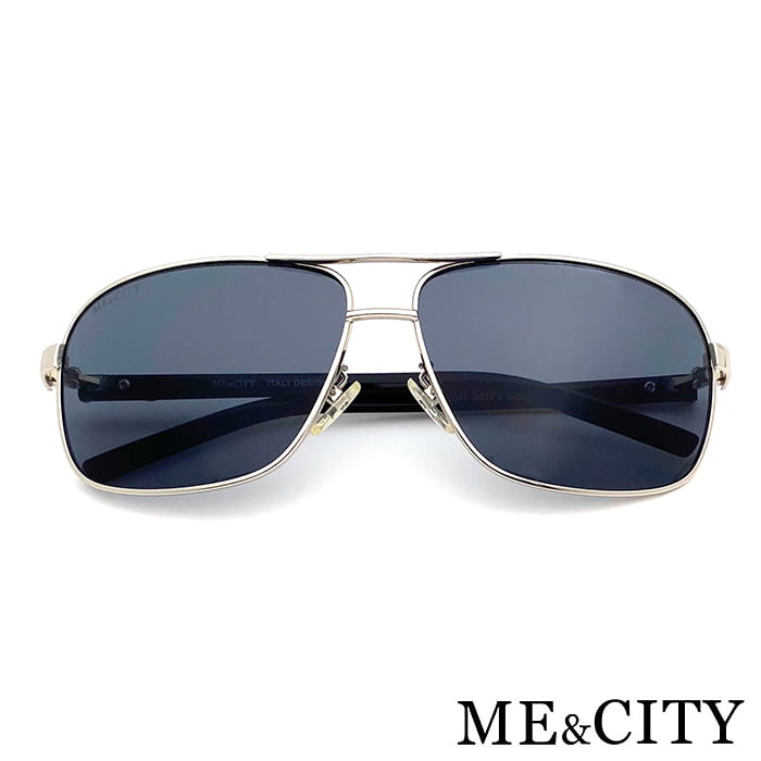 【ME&CITY】 時尚飛行官方框太陽眼鏡 抗UV (ME 110011 B611) 2