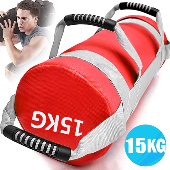 終極15公斤負重沙包袋 (15KG重訓沙袋Power Bag/舉重量訓練包/重力量健身體能量包) 0