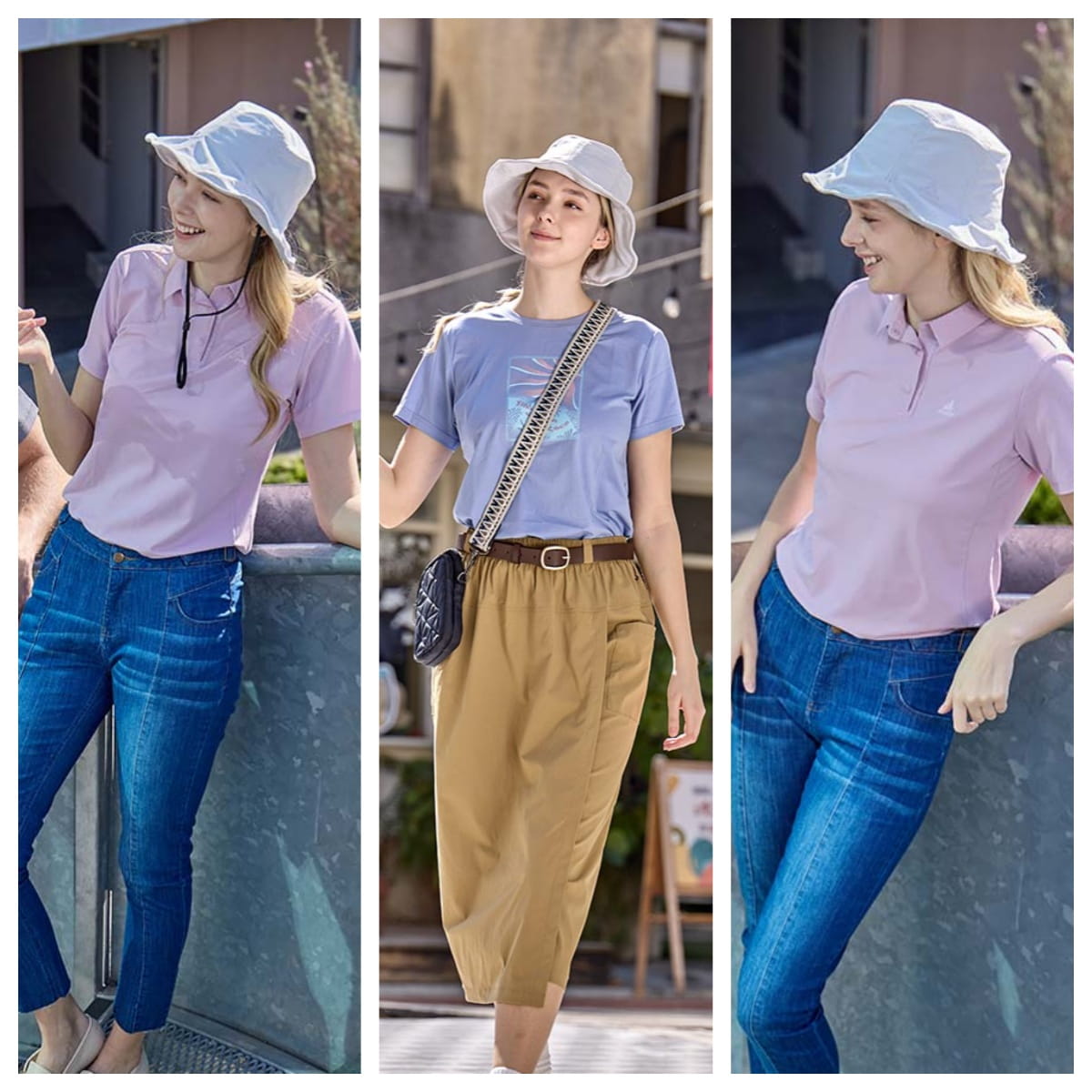 登山屋【歐都納ATUNAS】女防曬漁夫帽(A1AHHH15W遮陽帽/漁夫帽/夏日防曬/台灣製) 5