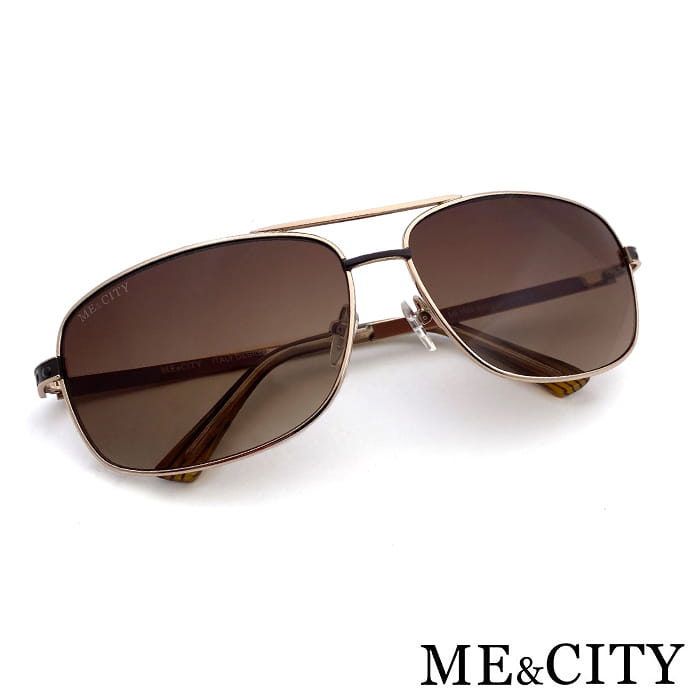 【ME&CITY】 傲氣飛行官金屬方框太陽眼鏡 抗UV (ME 1104 A01) 6