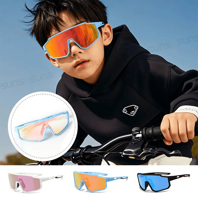 【suns】兒童變色太陽眼鏡 運動型墨鏡 輕量/防滑/抗UV N2321 0