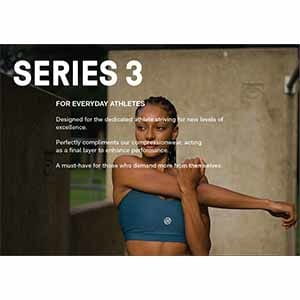 【澳洲SKINS壓縮服飾】澳洲SKINS-3系列訓練級加襯運動內衣(女)ST4073013黑(共三色) 2