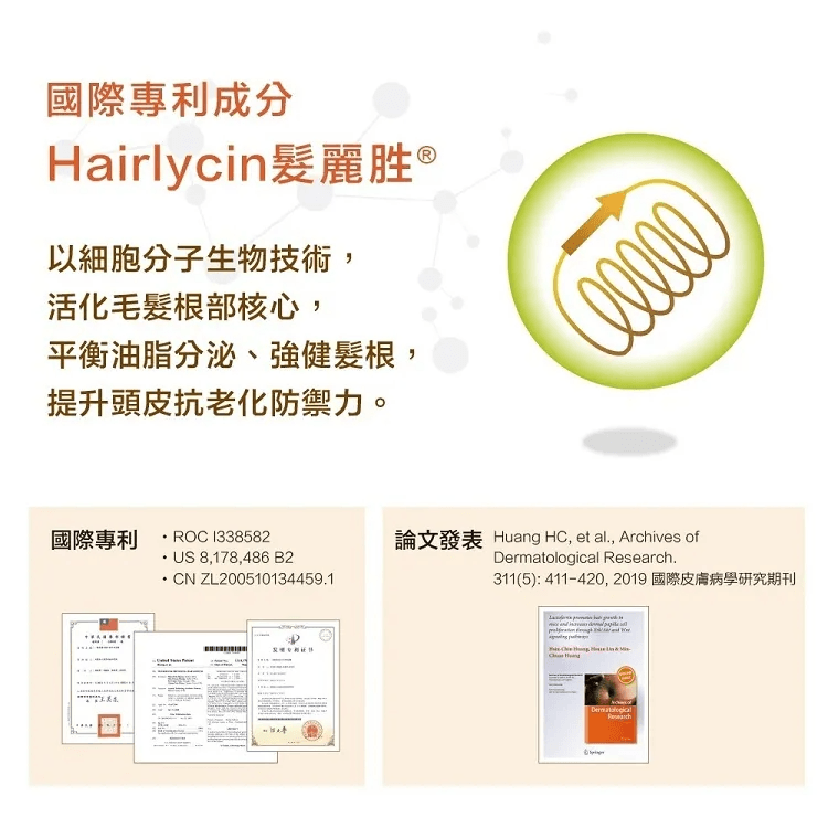 髮蔓濃氧髮活齡素洗髮精 3