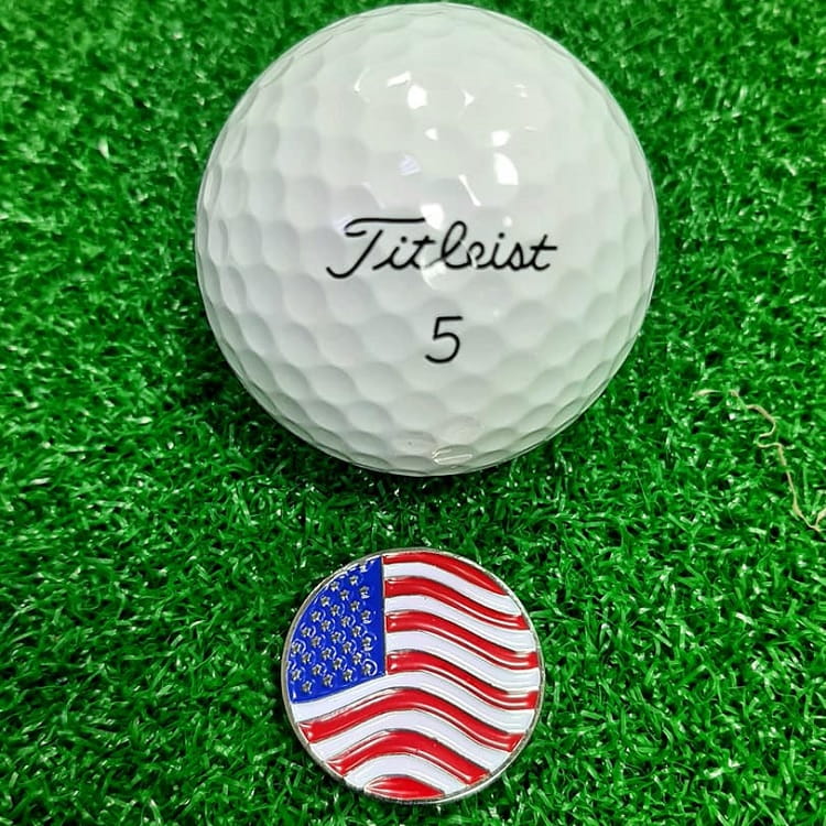 高爾夫Golf 國旗磁性球標+帽夾  馬克【GF01006】 5