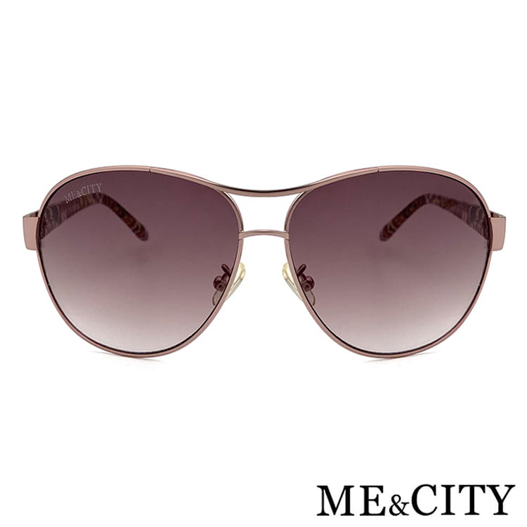【ME&CITY】 歐式簡約雙色太陽眼鏡 抗UV (ME 110006 E621) 15
