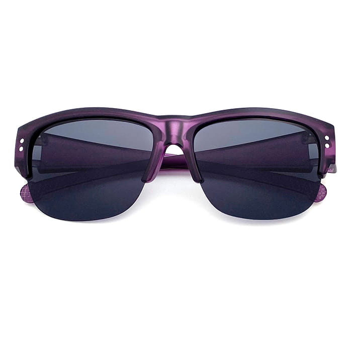 【suns】紫透半框偏光太陽眼鏡 抗UV400 (可套鏡) 8