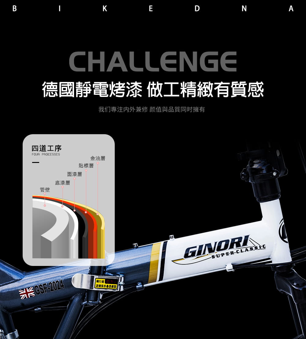 BIKEDNA G3 LITE 20吋24速前後避震款折疊自行車 融合登山車的輕越野OFROAD 18