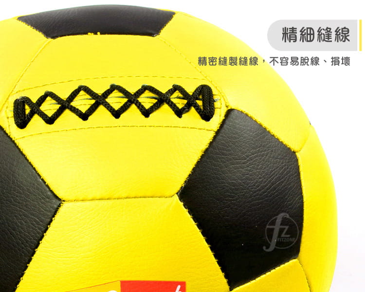 【ABSport】14KG軟式PU皮革重力球（18片裁縫）／牆球／重量球／藥球／復健球／平衡訓練球 3