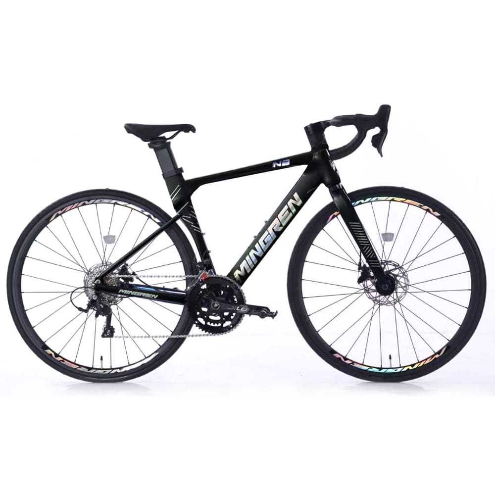 BIKEONE N8 鋁合金彎把碟煞破風18S甩把公路車,L-TWOO R5套件煞變合一平焊車架 0