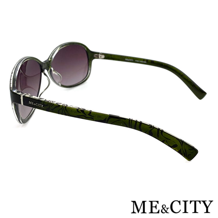 【ME&CITY】 時尚歐美透明紋路太陽眼鏡 抗UV (ME 1219 G01) 9
