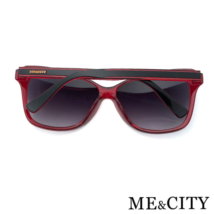 【ME&CITY】 極簡約雙色時尚太陽眼鏡 抗UV (ME120024 J021) 14