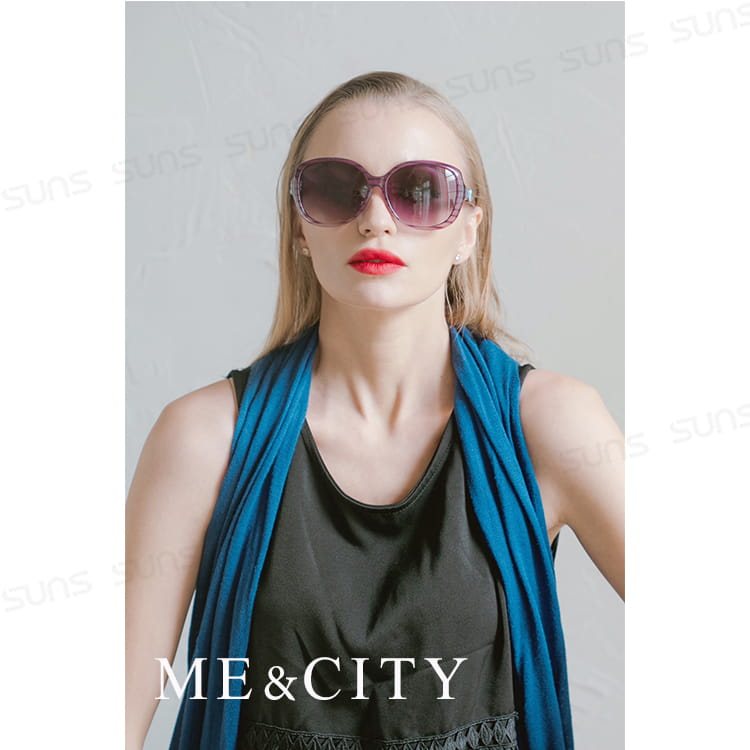 【ME&CITY】 甜美義式太陽眼鏡 抗UV (ME 120029 E532) 2