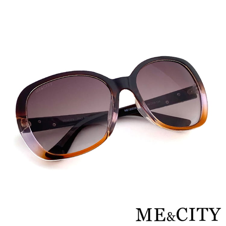 【ME&CITY】 甜美蝴蝶結雙色鑽太陽眼鏡 抗UV (ME 120028 J121) 13