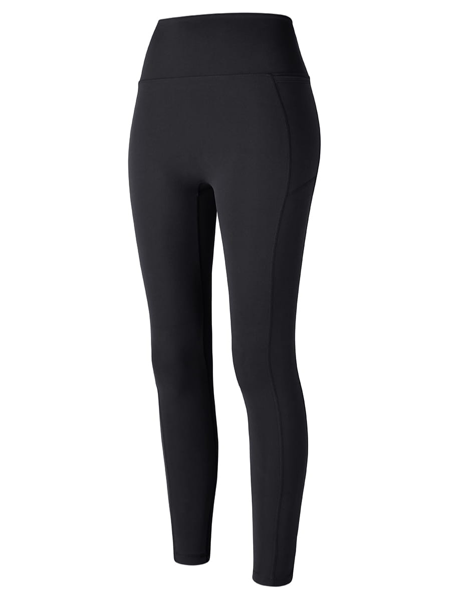 【BARREL】EASY LEGGINGS 女款基本款單色瑜珈褲 #BLACK 1