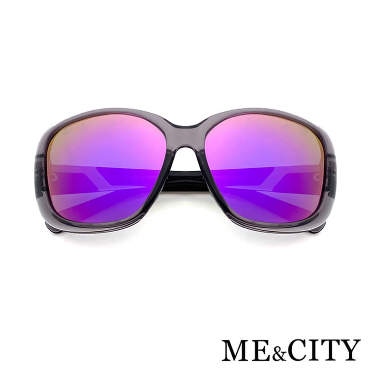 【ME&CITY】 歐美偏光簡約大框太陽眼鏡 抗UV (ME 22002 C01) 4