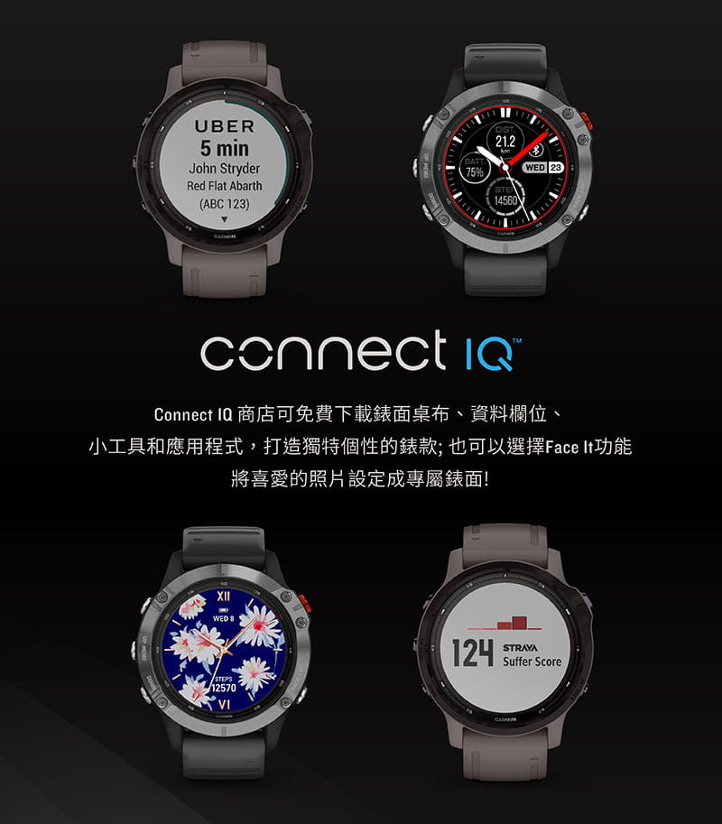 【GARMIN】Fenix 6S Pro 進階太陽能複合式運動GPS腕錶 2