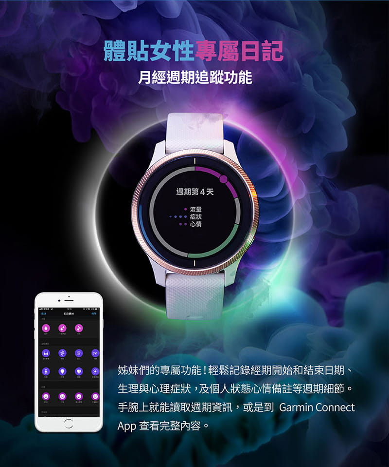 【GARMIN】VENU AMOLED GPS 智慧腕錶 (4色) 13