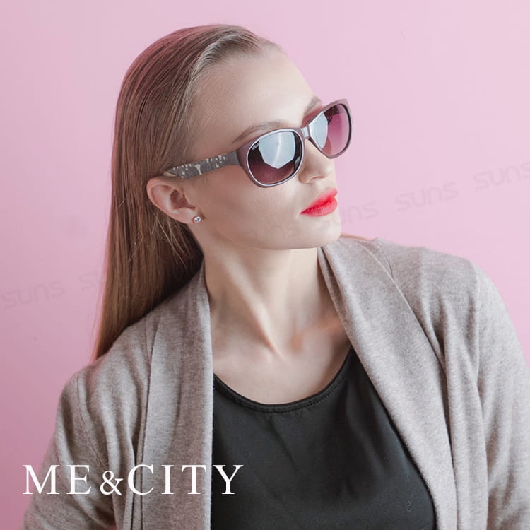 【ME&CITY】 時尚義式多彩紋樣太陽眼鏡 抗UV (ME 120005 J424) 5
