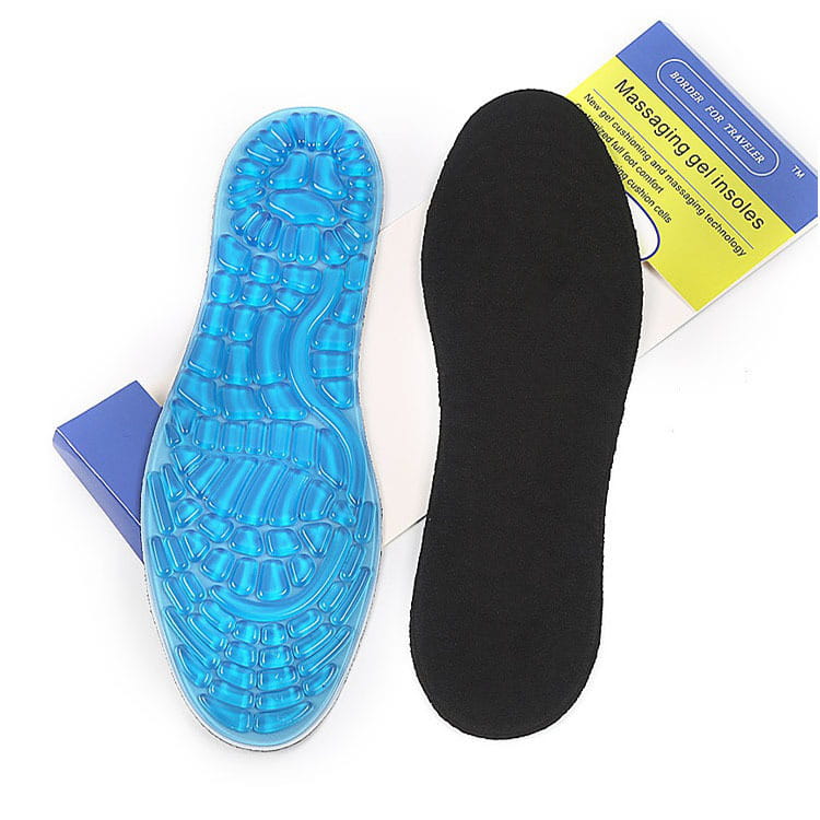 藍色矽膠顆粒鞋墊 透氣舒適 防震減壓 高彈運動鞋墊 (1雙入)可自行裁剪【AF02210】 7