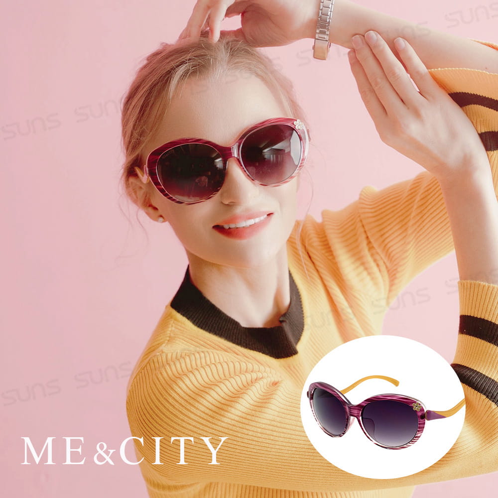 【ME&CITY】 義式古典流線型太陽眼鏡 抗UV (ME 120008 D542) 0