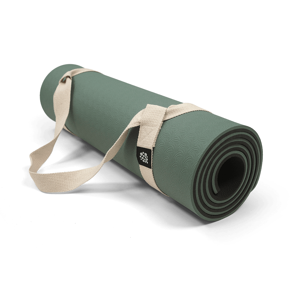 【QMAT】10MM瑜珈墊 (附2合1瑜珈繩揹帶及收納拉鍊袋) 6