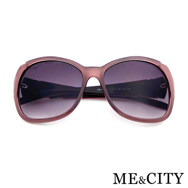 【ME&CITY】 古典花園玫瑰大框太陽眼鏡 抗UV (ME 120032 E241) 6