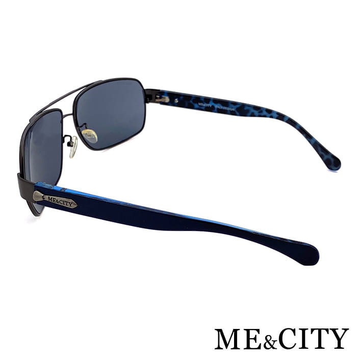 【ME&CITY】 時尚飛行員方框太陽眼鏡 抗UV (ME 110012 C680) 6