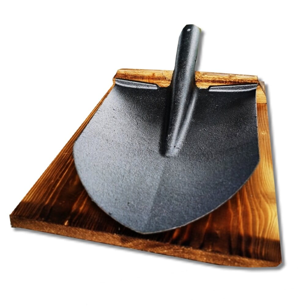 新款西餐煎牛排鐵板燒盤燒加厚鑄鐵鐵鍬平口鐵鍬燒烤盤 6