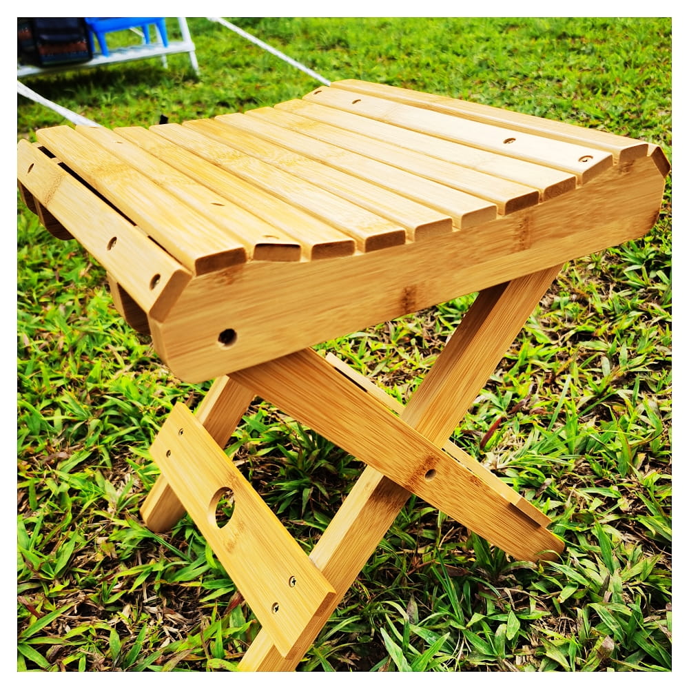 楠竹可折疊凳子多功能納涼凳便攜式實木釣魚凳 0