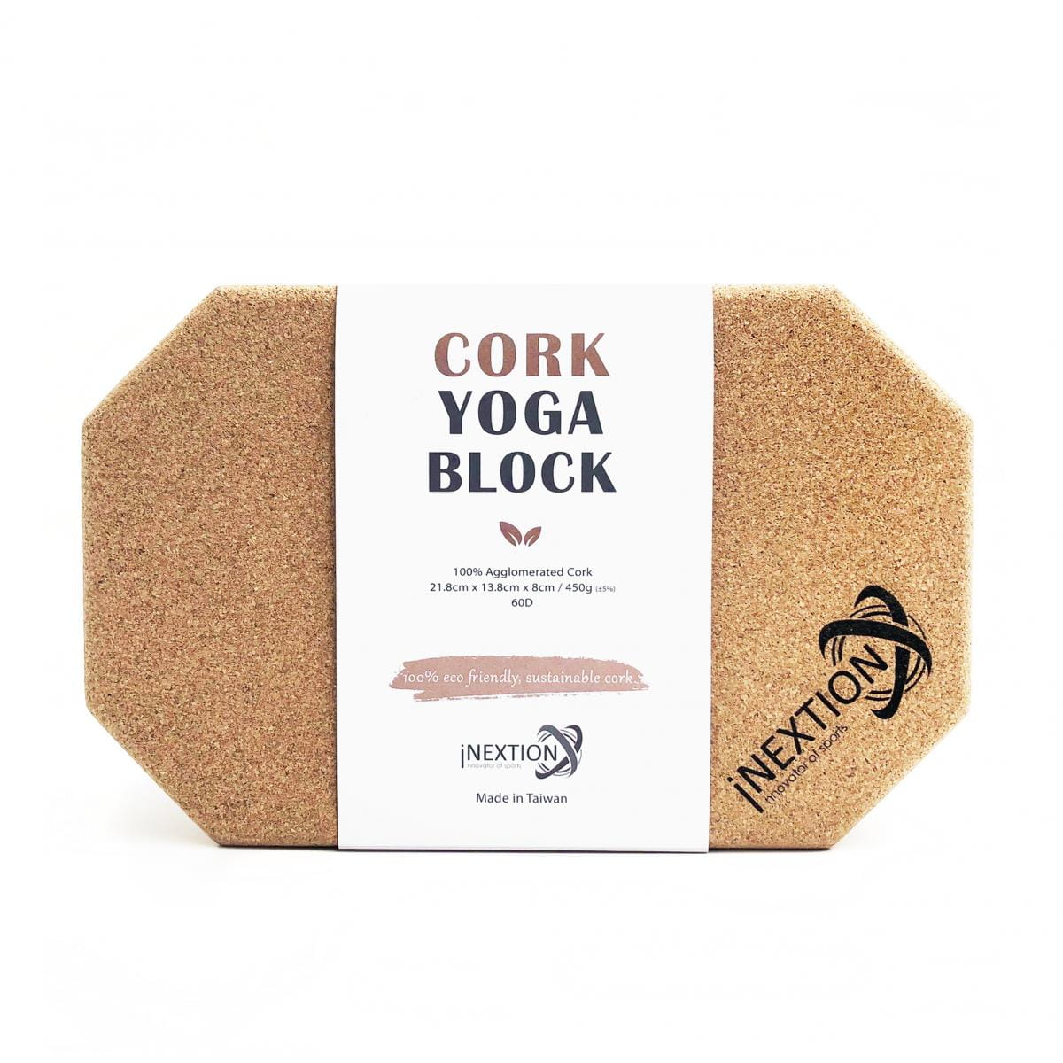 【INEXTION】Cork Yoga Block 羽量級八角軟木瑜珈磚 60D 0