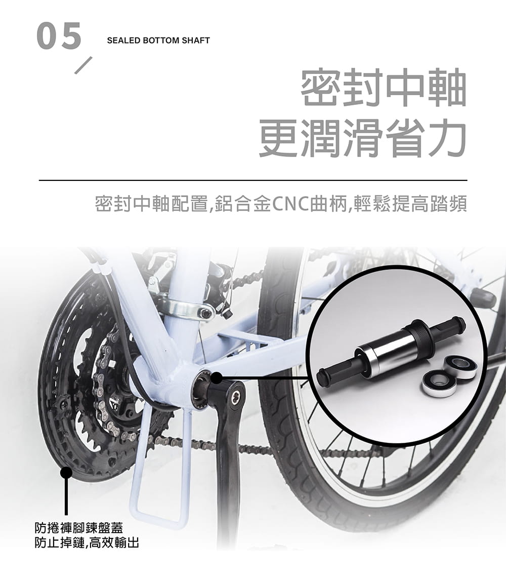 BIKEONE MG14 LITE 20吋21速SHIMANO折疊車 搭載451輪組指撥煞變合一定位 8