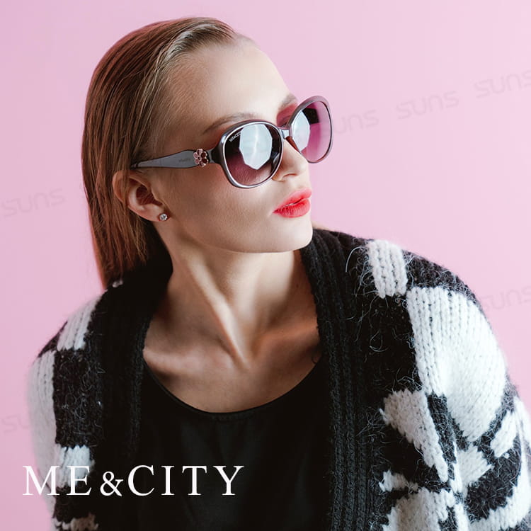 【ME&CITY】 【ME&CITY】 義式典雅簡約太陽眼鏡 抗UV (ME 1203 J01) 5