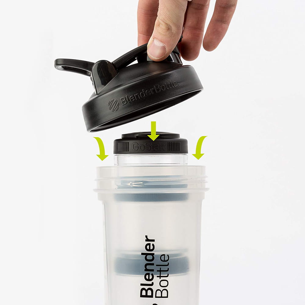 【Blender Bottle】Gostak系列-多層補給保鮮罐(黑) 6