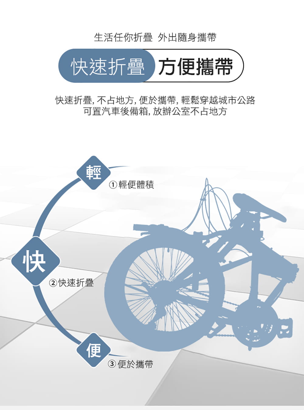 BIKEDNA MG2 20吋52T CNC大盤7速SHIMANO城市通勤折疊自行車便捷換檔超輕小折 4