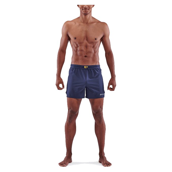 【澳洲SKINS壓縮服飾】澳洲SKINS-3系列訓練級跑步短褲(男)海軍藍ST0150009 4