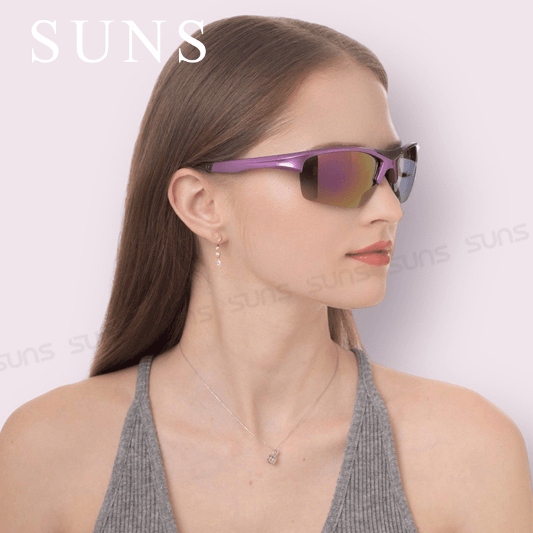 【suns】MIT戶外運動偏光墨鏡 包覆式流線型絢彩水銀 抗UV400【82550】 6
