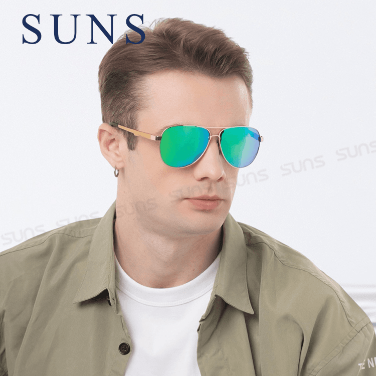 【suns】鋁鎂合金飛行員偏光太陽眼鏡 抗UV (W001) 2